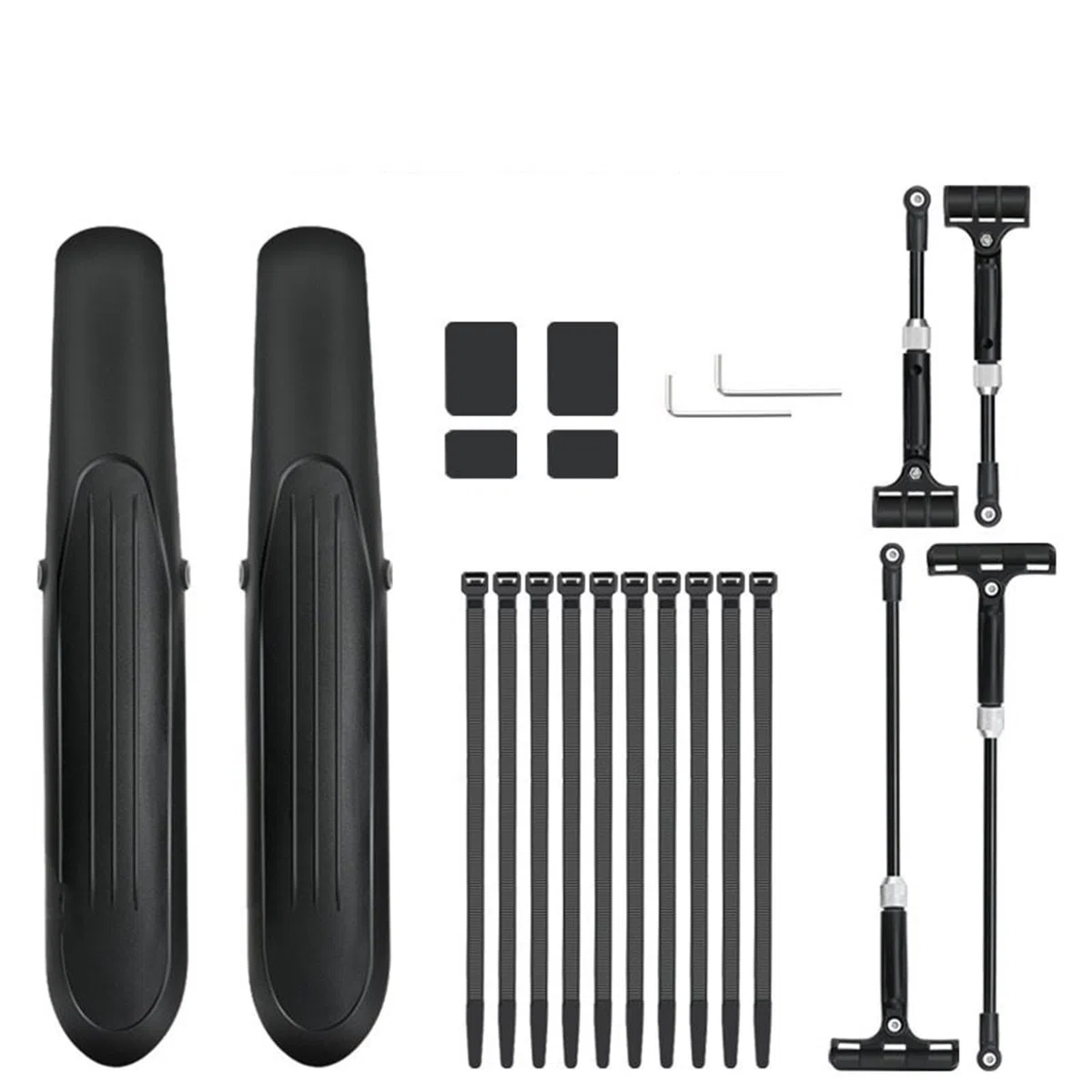 Parafango Parafango per Mountain Bike allargato Ruota Anteriore Posteriore a sgancio rapido per Accessori per Biciclette da Ciclismo su Strada parafango Bici