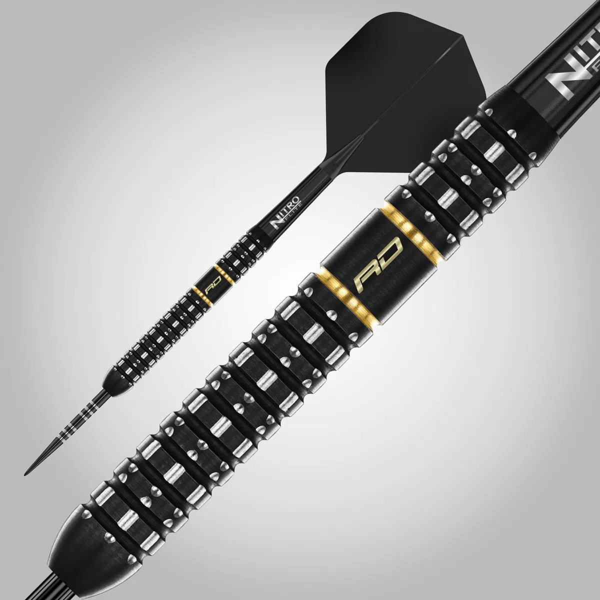 RED DRAGON Darts - Freccette professionali al 90% di tungsteno, Nitro Flite, volo/pozzo integrato, freccette e fusti, punta morbida da 18 g, freccette in acciaio da 20 g, 22 g, 23 g, 24 g e 25 g