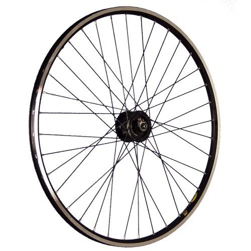 28 pollici ruota anteriore bici mozzo a dinamo Alfine Sport nero
