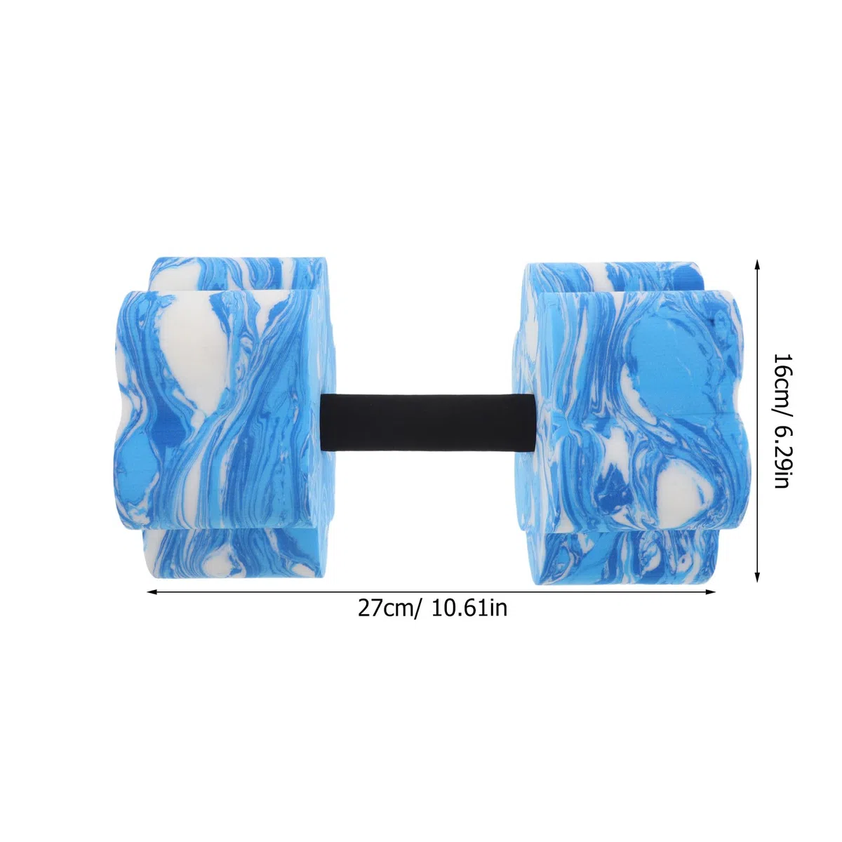 YARNOW Manubri per Esercizi in Acqua e Attrezzi per Fitness Acquatico, Set 2 Pezzi in Eva con Presa Antiscivolo, Peso Galleggiante per Donna e Ragazzo Ragazza, Accessori per Allenamento