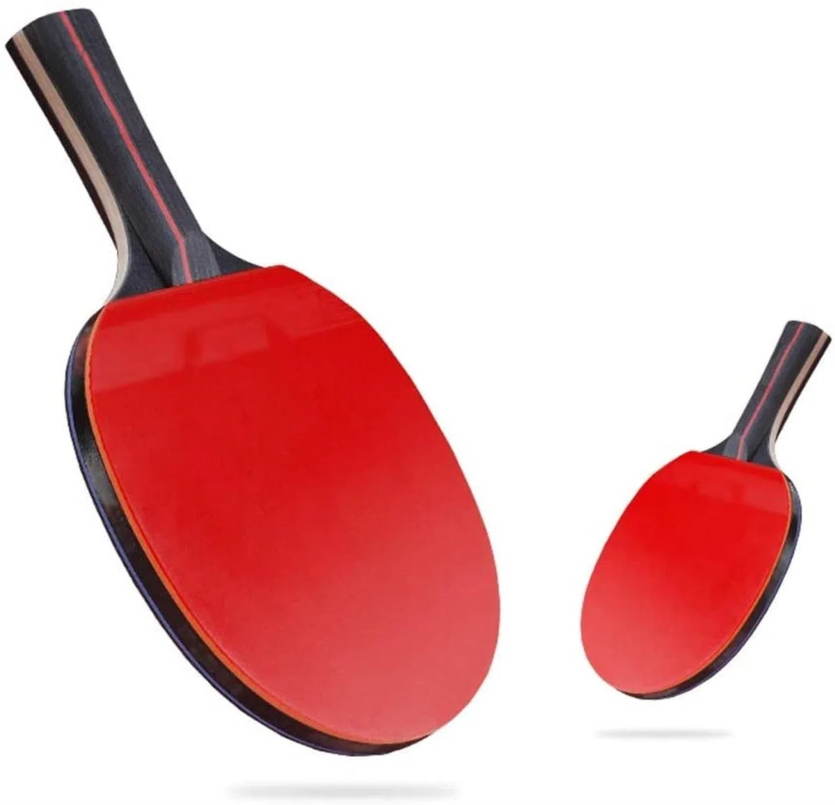 Set racchetta doppia contiene 3 palline 1 set di racchette Racchetta da ping pong professionale antiadesiva