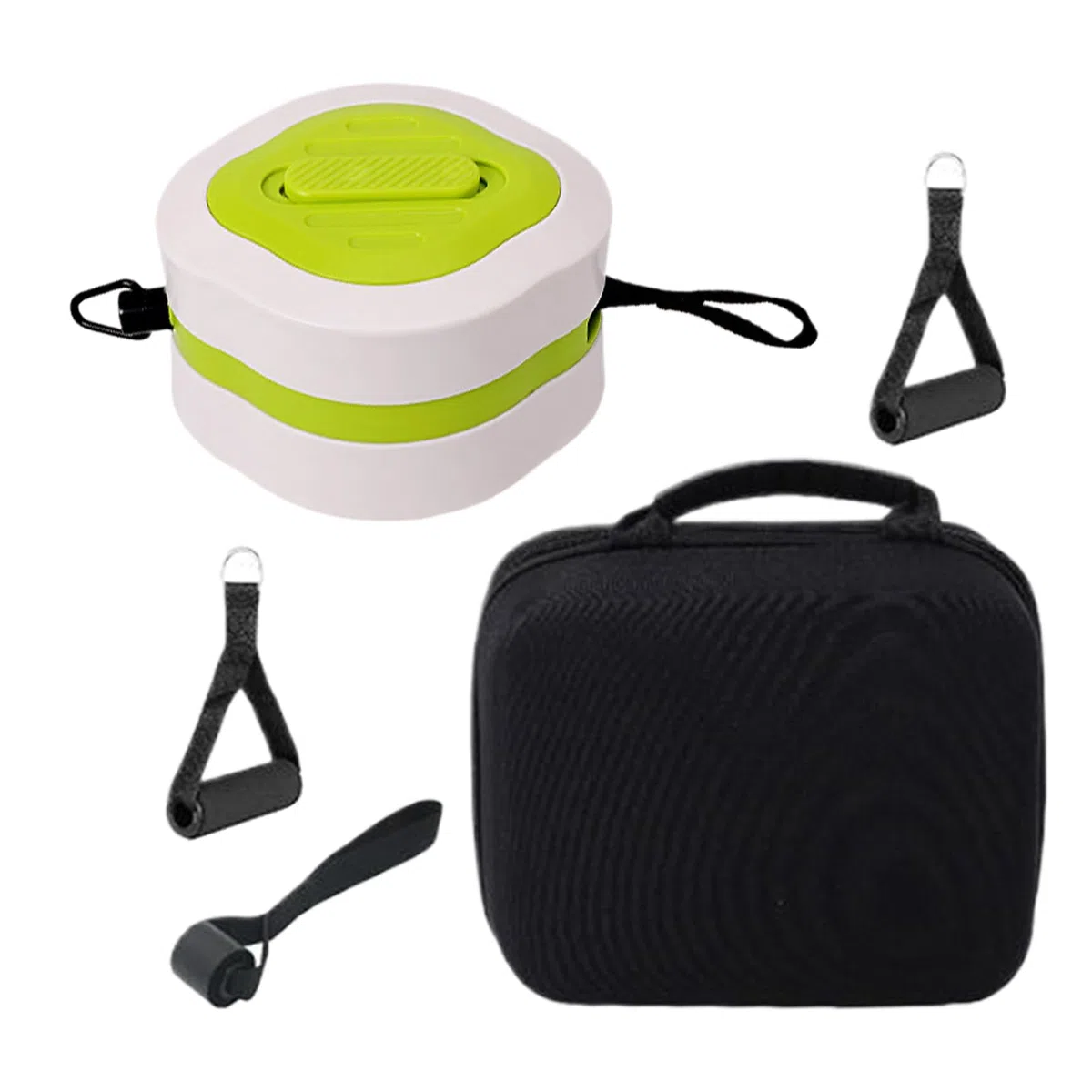 Fasce Elastiche con Maniglie Bande Elastiche Con Impugnature | Attrezzatura Fitness Per Braccia Caviglie Petto Gambe Core Uomini Donne Palestra Casa Yoga