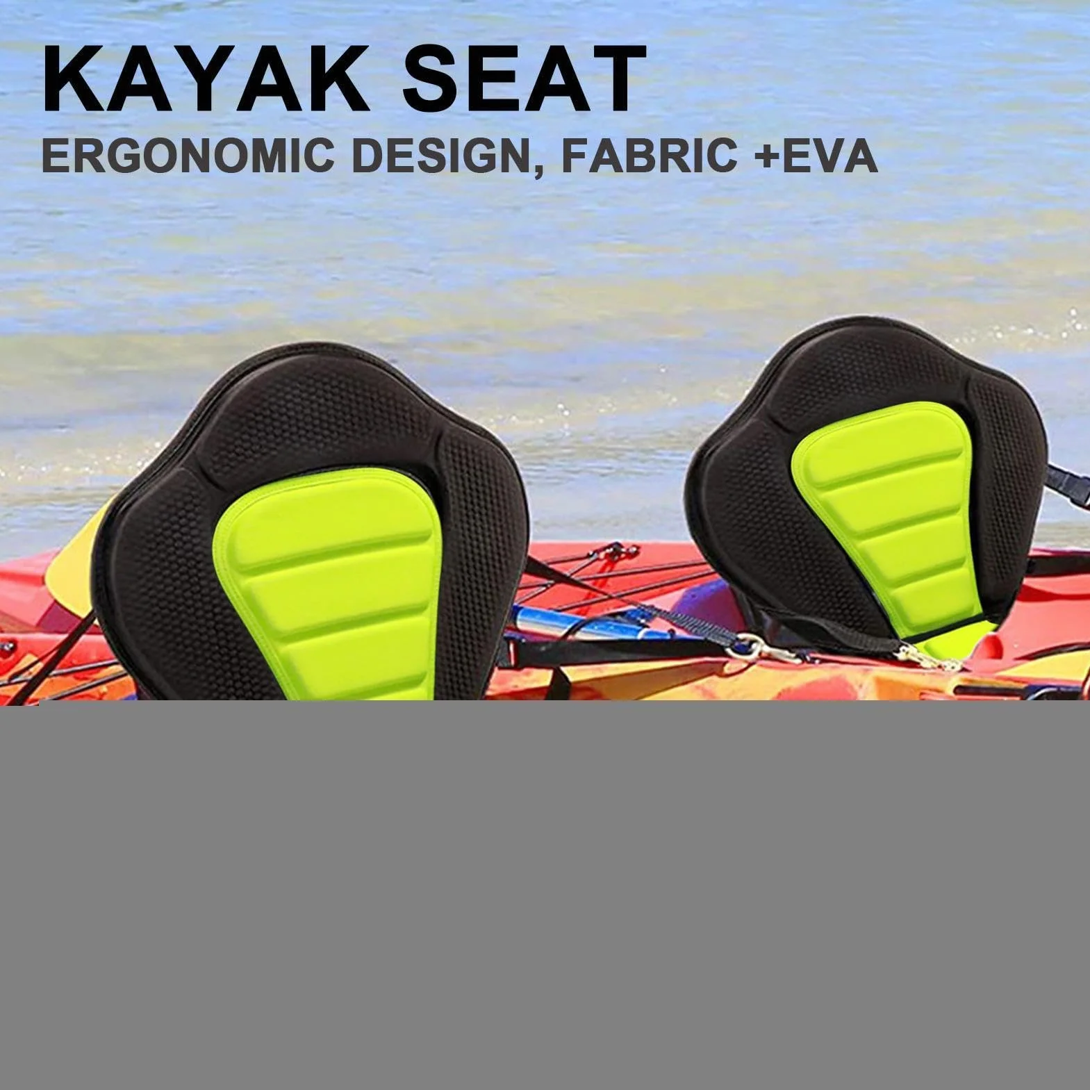 Sedile Kayak | Canoa Regolabile Con Schienale | Sedile Da Barca Per Tavola Da Surf Stand Up Paddle