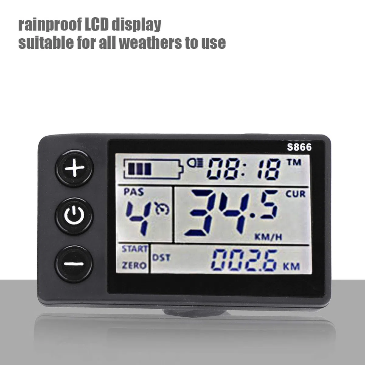 VBESTLIFE Controller Motore LCD, Pannello Display LCD Impermeabile Kit Controller brushless per Scooter Elettrico per Biciclette per Biciclette elettriche/Scooter(2#36V-48V)