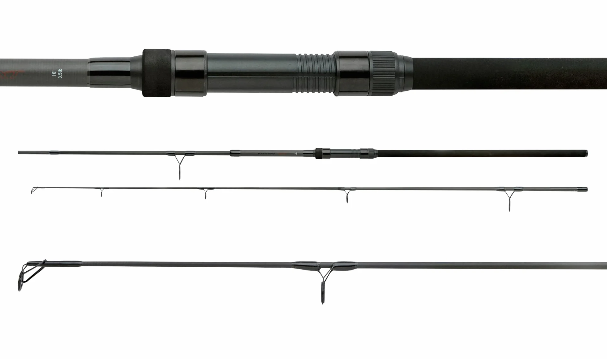 Daiwa Black Widow - Canna da pesca alla carpa, 2 pezzi