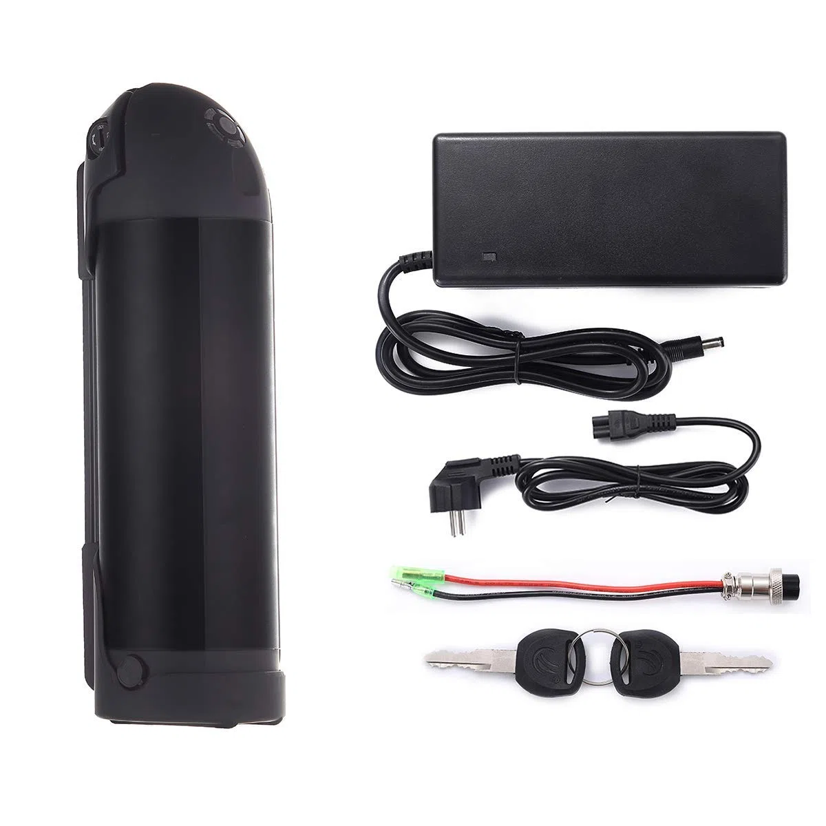 18650 Batterie agli ioni di litio 36V 11.6Ah 430Wh per bici elettrica Down Tube con caricabatterie