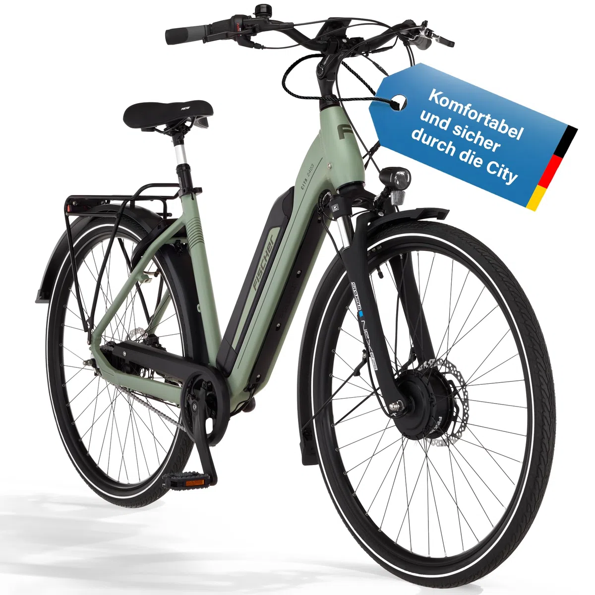 FISCHER E-Bike City CITA Elektrofahrrad für Damen und Herren