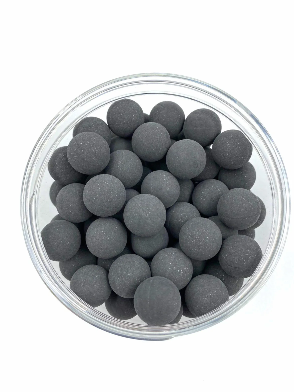 SSR 100 x Premium Hard Mix Rubber Steel Balls Paintballs Reballs Gomma Palline Pistole di Difesa 68 Calibro
