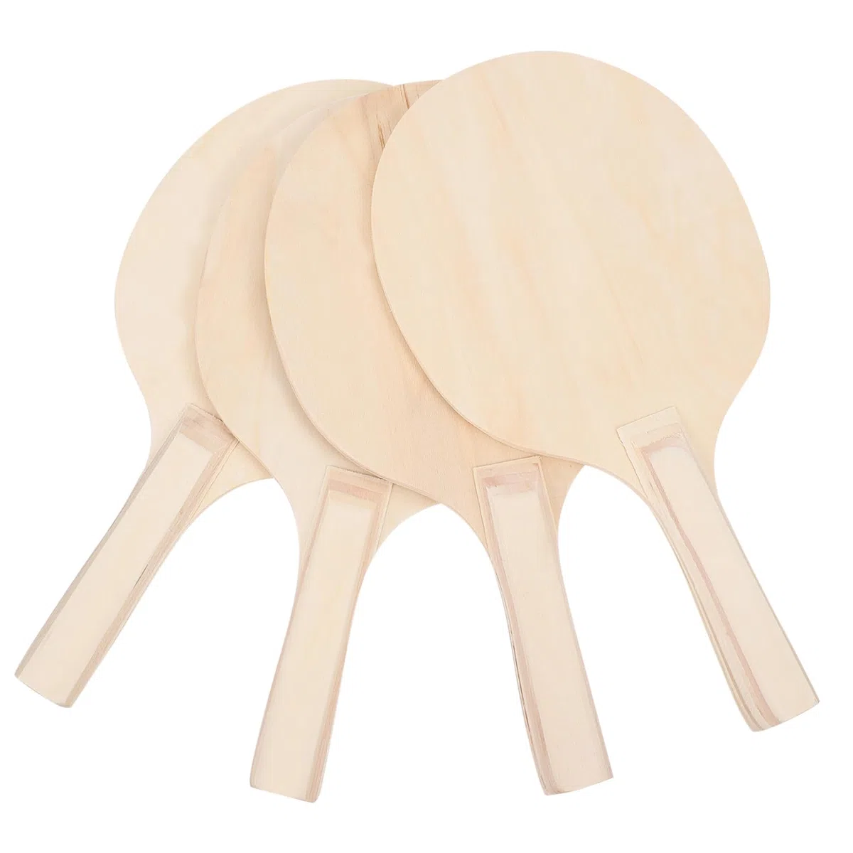 Racchetta Di Badminton Racchette Per Pallone Da Spiaggia Racchette Da Spiaggia Racchette Da Badminton in Legno Pratici Paddle Racchette Da Pong Di Legno Brown
