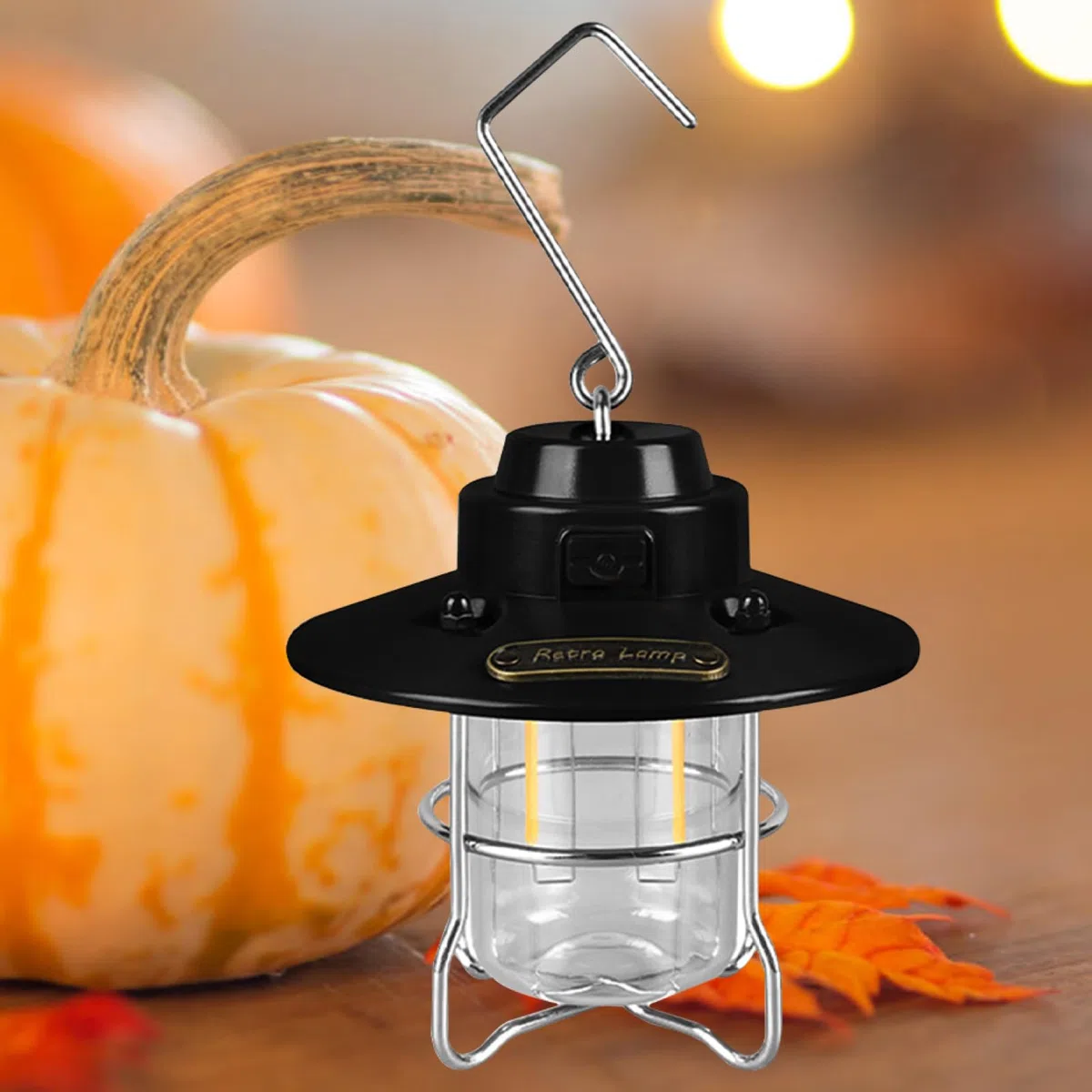 Keptfeet 2 Lanterna da Campeggio Ricaricabile - Lanterna da Campeggio a | LED Impermeabile Torcia LED Ricaricabile USB | Lanterne da Esterno sospese Torcia da Campeggio per Cortile, Patio, terrazza