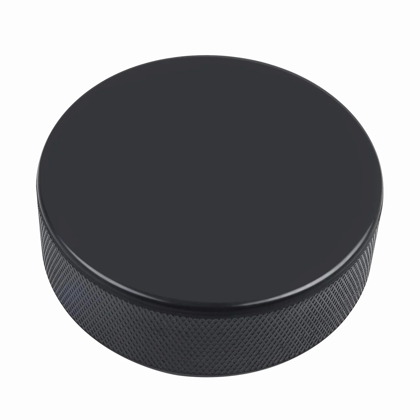 Dischi da Hockey su Ghiaccio, 25 Pezzi, regolamento Ufficiale, per Pratica e Allenamento Classico, Diametro 7,6 cm, Spessore 2,5 cm, 170 g, Nero