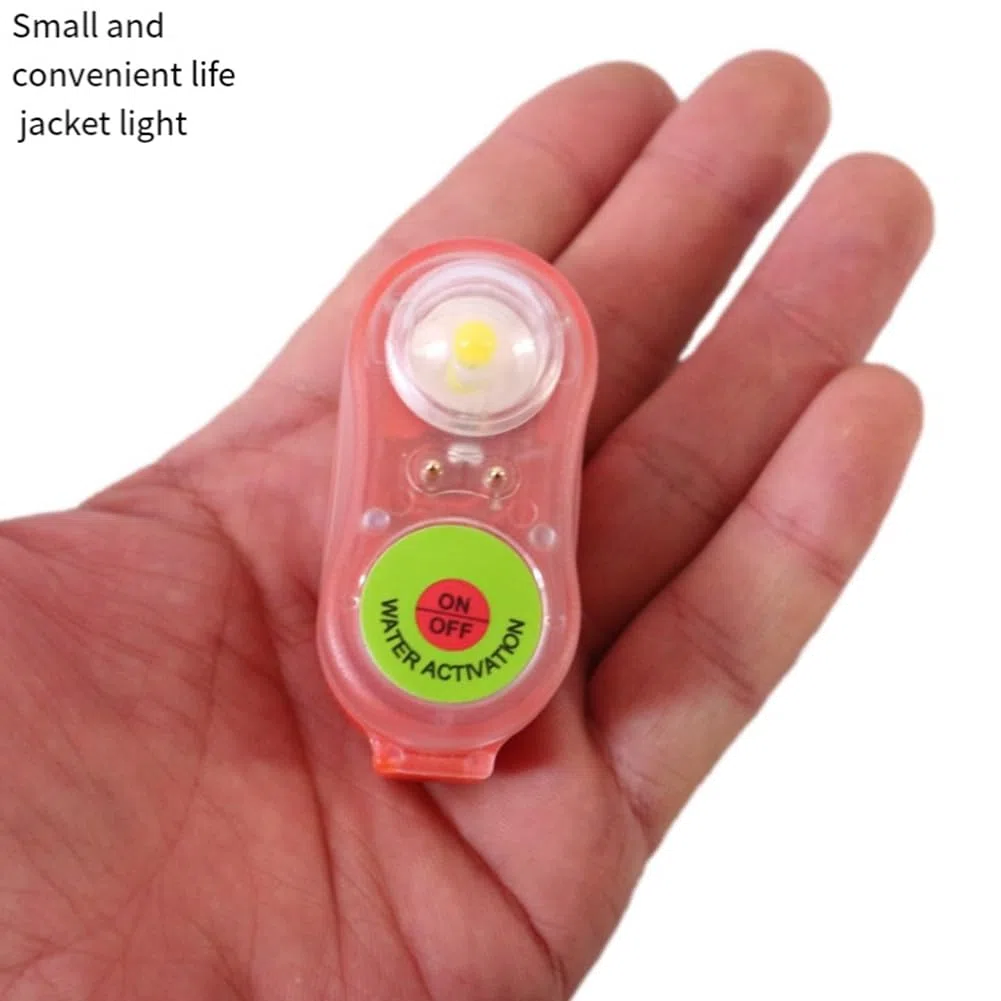 6X Gilet di Salvataggio, Luce A LED, Giubbotto Salvavita Flash, per Sopravvivenza In Acqua di Emergenza