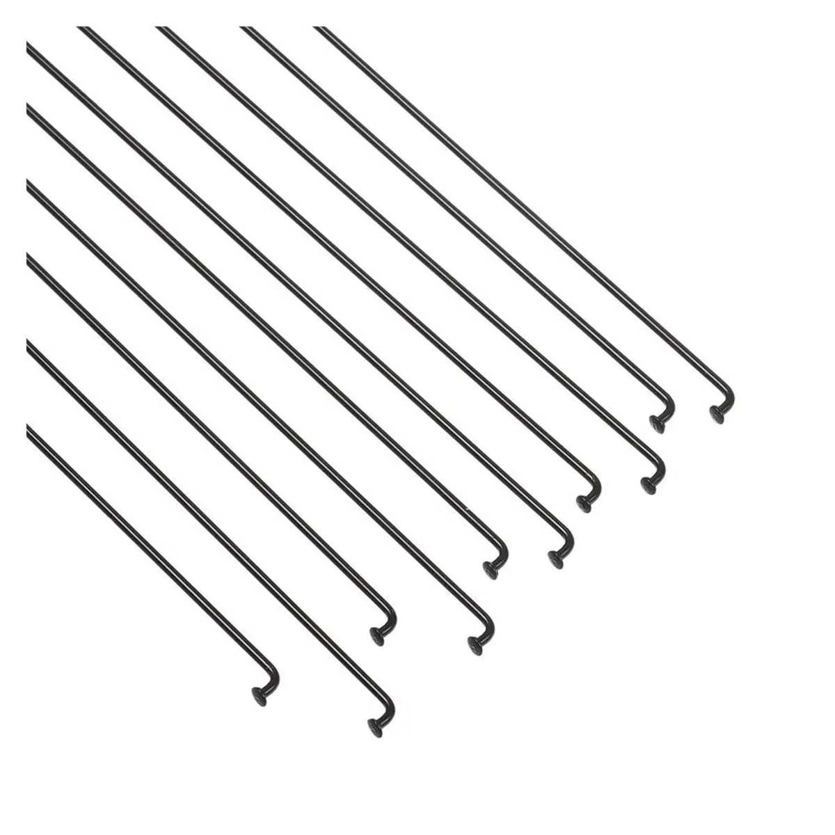 10 pezzi 14G per raggi di bicicletta con nippli in acciaio inox ad alta resistenza per mountain bike bici da strada all'aperto sostituzione 273-305 mm (274 mm)
