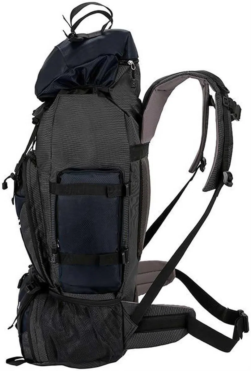 Borsa da Alpinismo Zaini da Trekking Unisex da 90 Litri Zaini Leggeri da Trekking Leggeri per Arrampicata in Campeggio All'aperto Escursionismo Zaino(Navy)