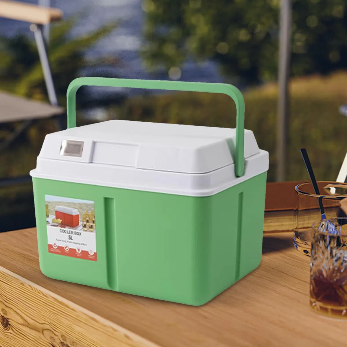 Borsa Termica Pasti portapranzo impermeabile | frigorifero portatile da viaggio 5L/8L per Spiaggia Viaggio Lavoro Auto Pesca Golf Escursionismo Picnic Sport