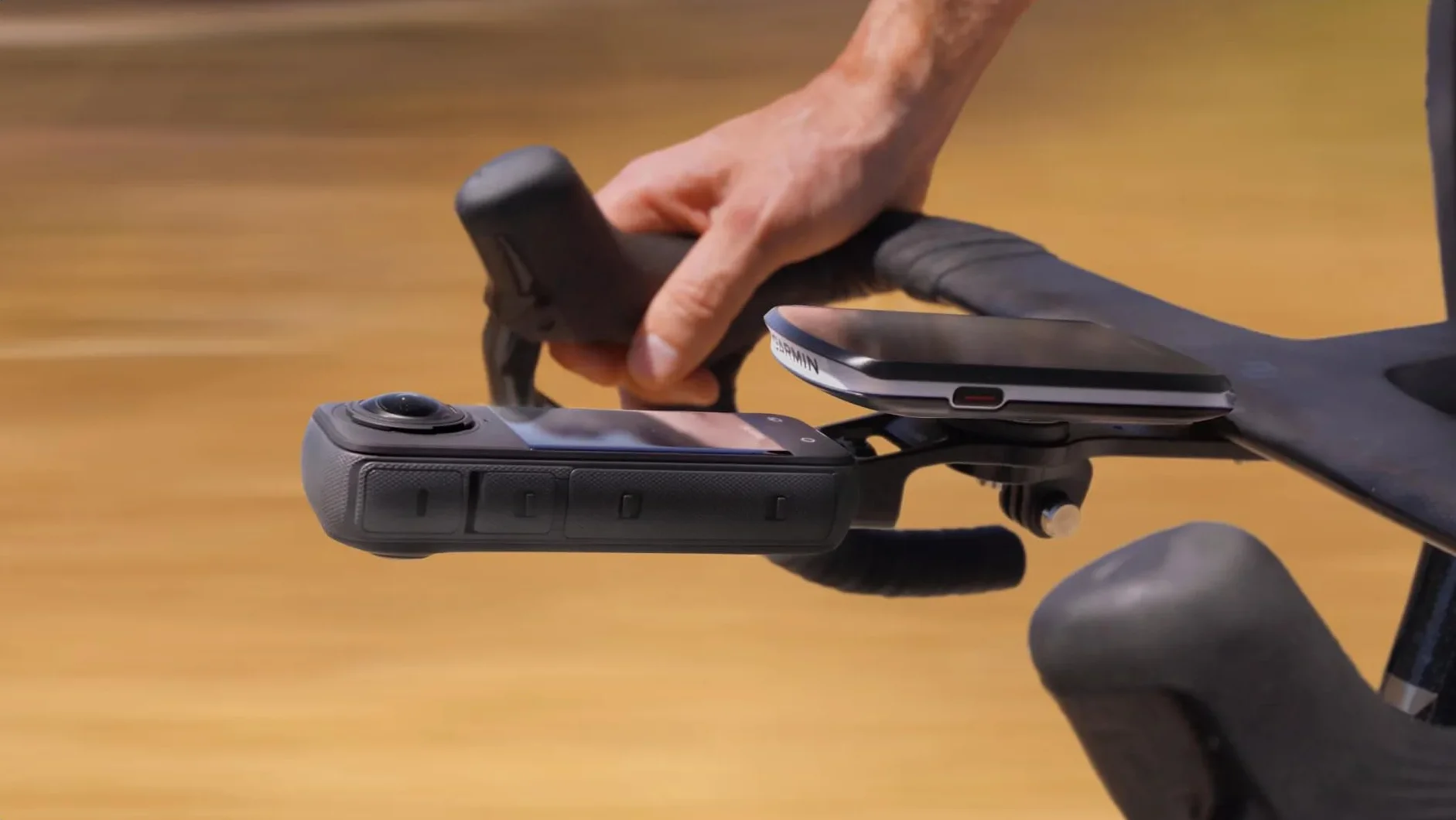 Insta360 Supporto per computer da manubrio indipendente, accessorio per action camera, acquisizione video MP4 1080p