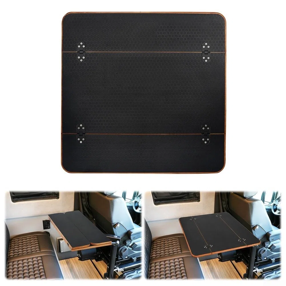 Tavolo pieghevole per camper, 57,9 x 59,4 cm, piano tavolo per camper, prolunga in legno per piano di lavoro, compensato, tavolo pieghevole, tavolo per camper, tavolo per yacht o barca
