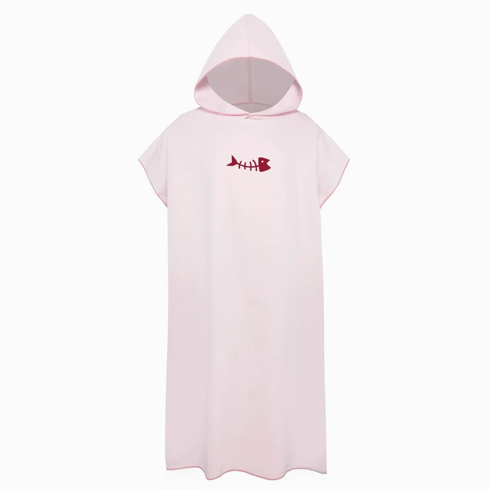 Poncho Surf Aiuto Cambio Spiaggia Poncho da surf, asciugamano for cambio con cappuccio, coperta spiaggia, telo bagno, muta, poncho for adulti(Pink)
