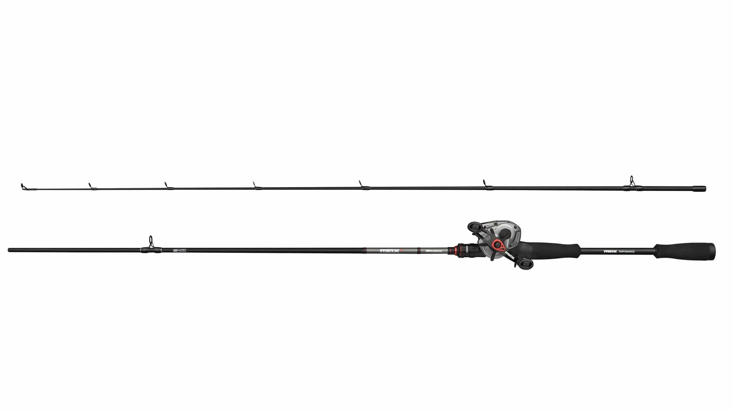 Abu Garcia Max X Casting Combinazione canna e mulinello Casting | Mulinello baitcaster a basso profilo per acqua dolce | Set per pesca con esche artificiali per predatori | 2000 | Opzioni multiple