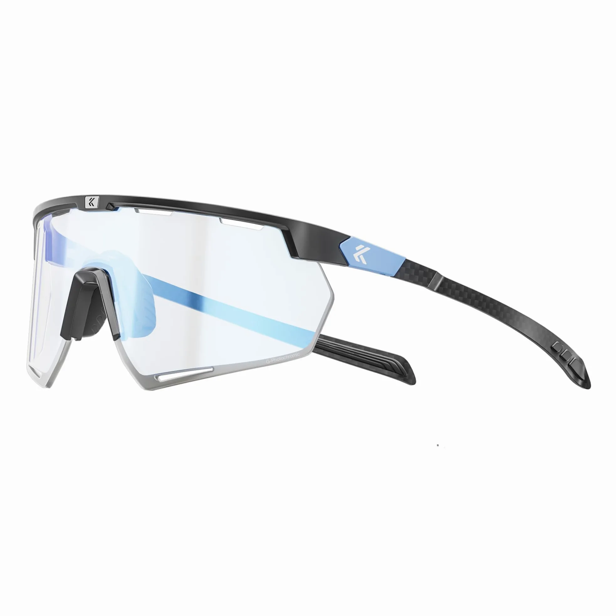 KAPVOE Occhiali da Ciclismo Fotocromatici 26g Occhiali da Sole Sportivi Trasparenti Uomo Donna MTB KOVEX Serie-K432