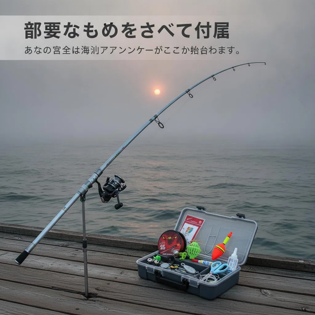 Set Pesca in Mare | semimetallico, Attrezzatura da Spiaggia, Giornate , Per Appassionati di Mare
