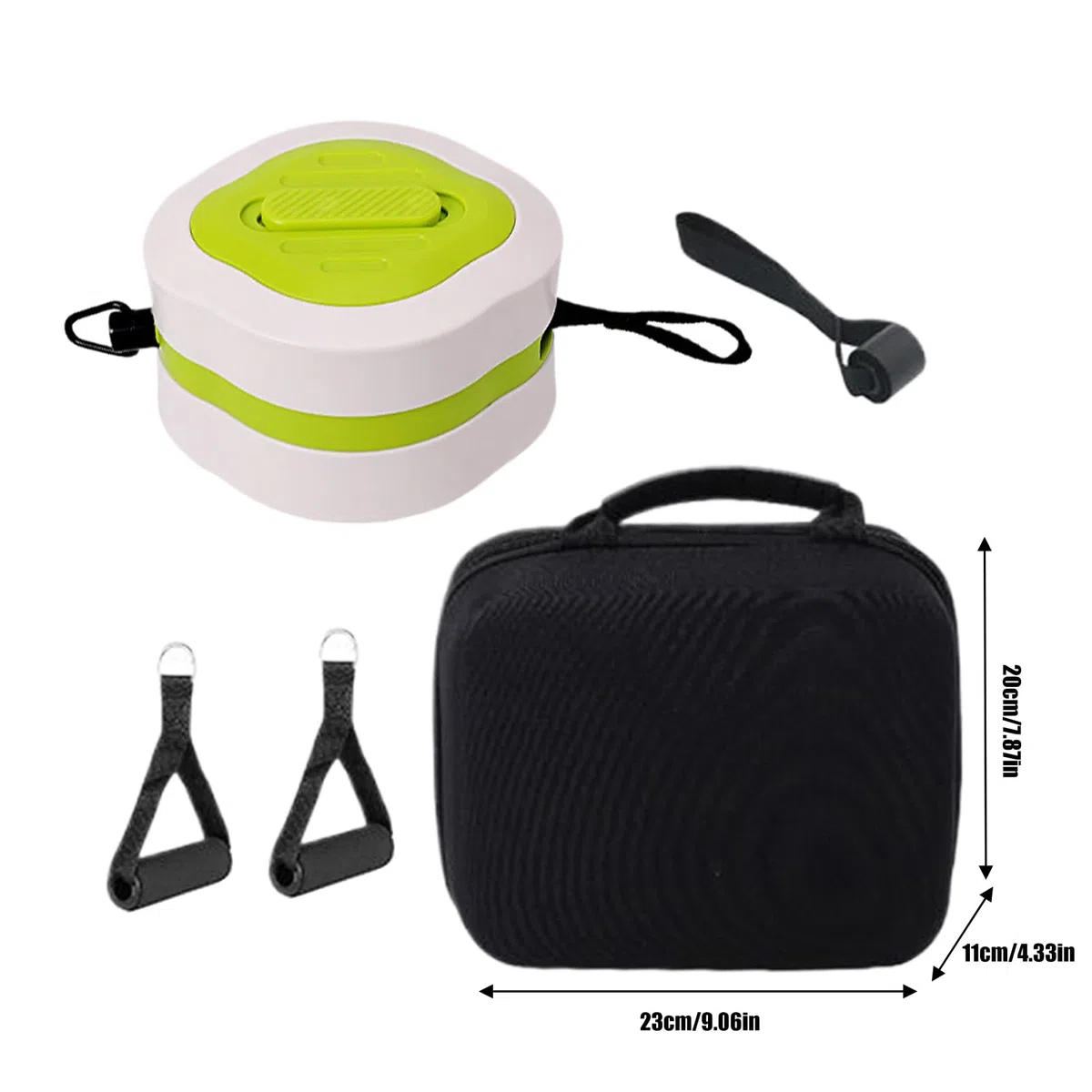 Fasce Elastiche con Maniglie Bande Elastiche Con Impugnature | Attrezzatura Fitness Per Braccia Caviglie Petto Gambe Core Uomini Donne Palestra Casa Yoga
