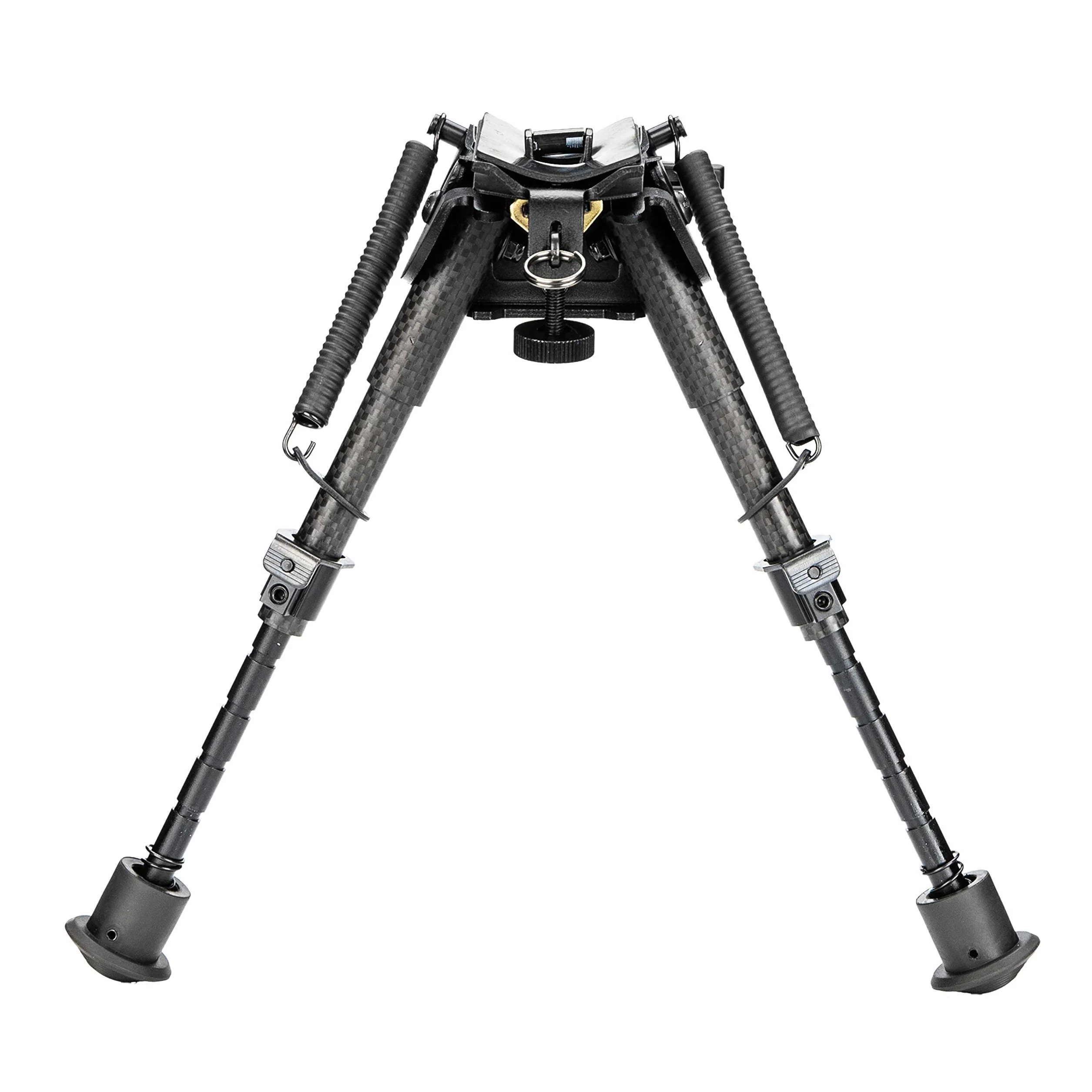 15-23cm Bipiede in fibra di carbonio Base Basculante Bipiede da tiro con leva di blocco