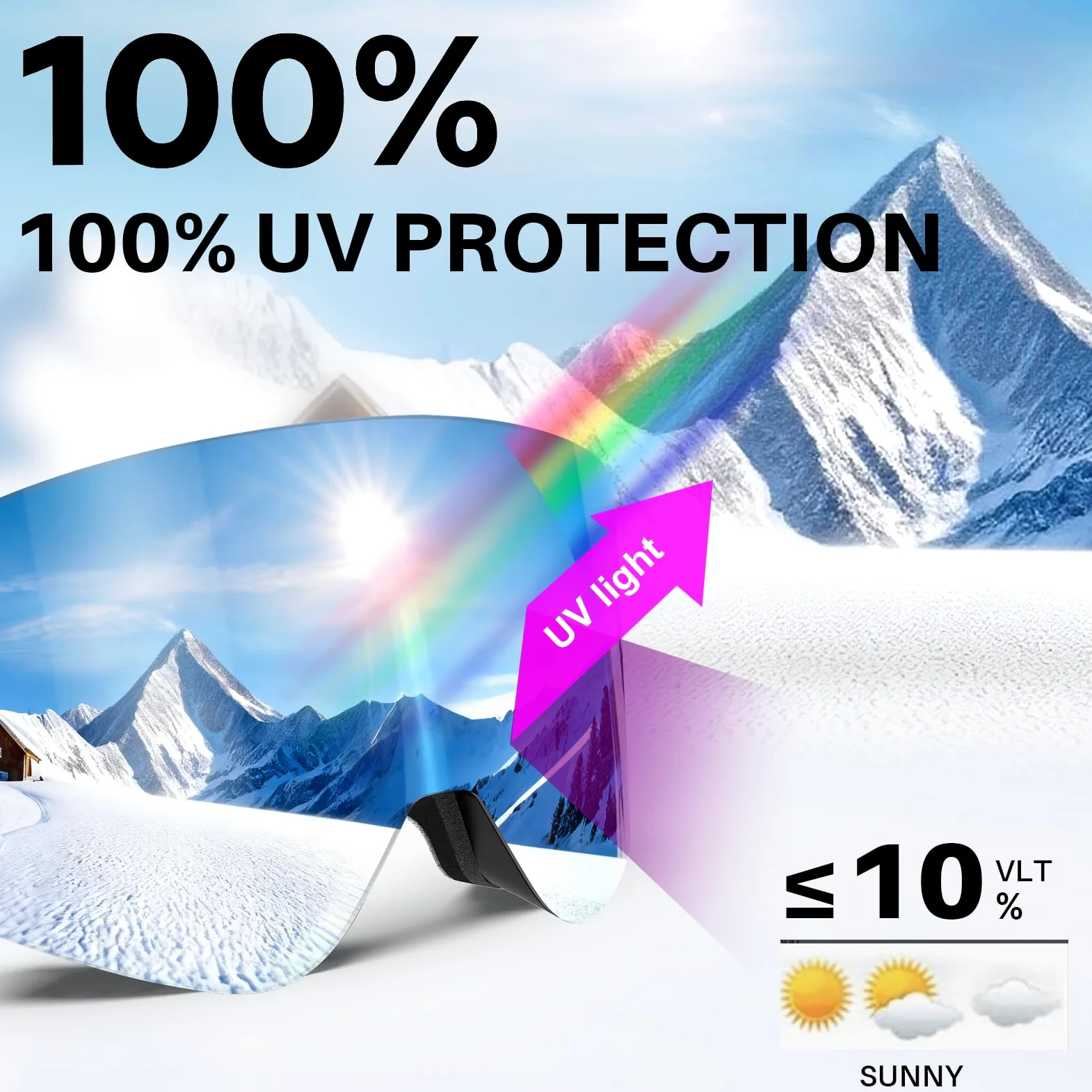 Maschera da sci PRO Donna Uomo