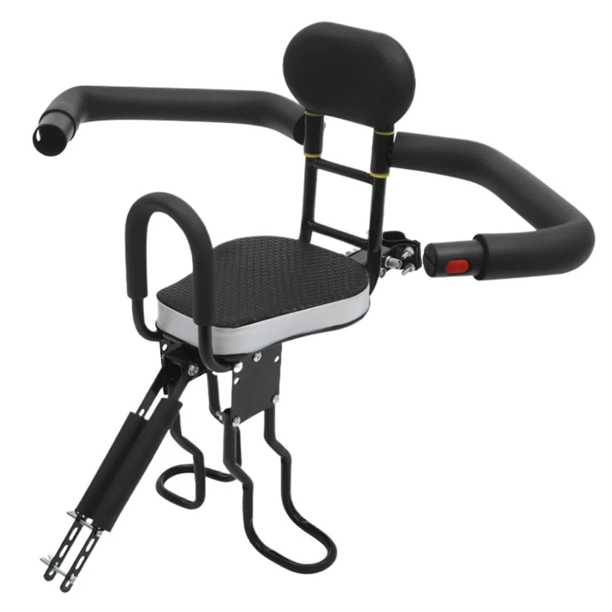 Attacco Seggiolino Bici Bambini Sgancio Rapido Regolabile | Seggiolino per Bambino Montato su Bicicletta per Scooter Montagna Strada Pieghevole Ciclismo Outdoor Viaggio Biking