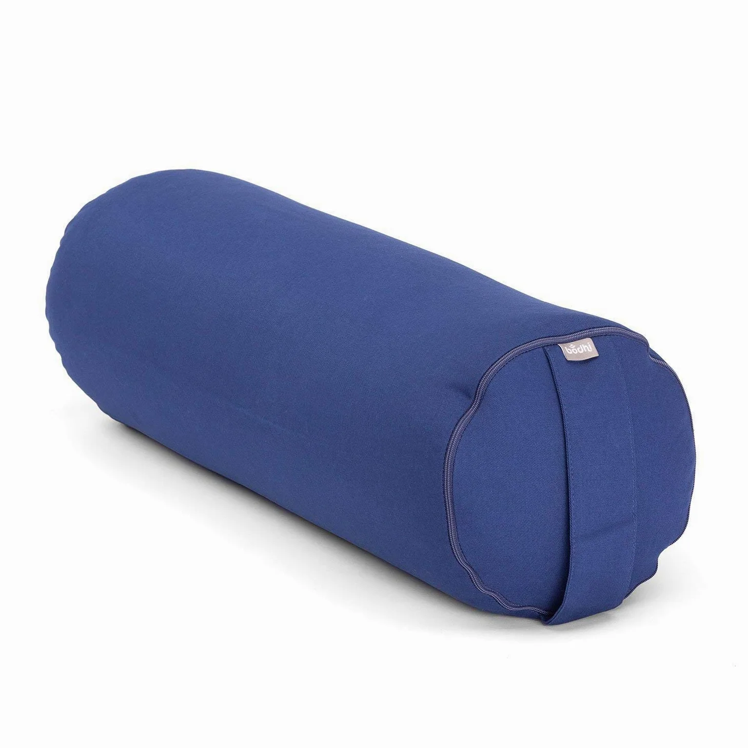 Bodhi Yoga Bolster | Serie ECO | Rullo da yoga con imbottitura in kapok | Rivestimento lavabile in 100% cotone biologico | Cuscino da yoga per yoga ristorativo | Grande 65 x 22 cm