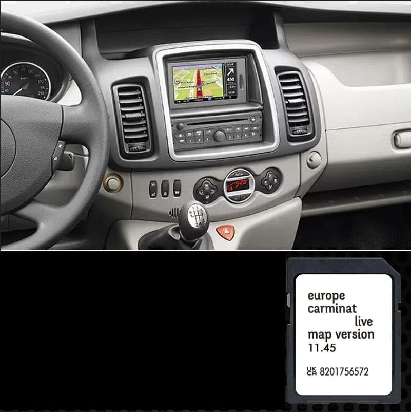 Scheda SD di navigazione GPS Europa 2025 - Versione 11.45 - Compatibile con Renault TomTom Live