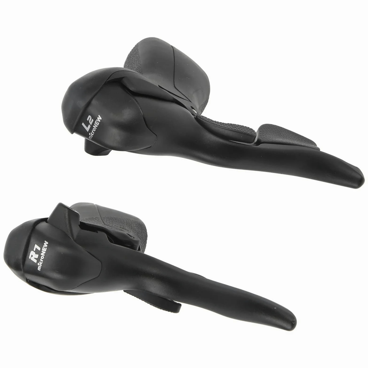 Keenso Leve Freno Bici Combinazione Freno in Lega di Alluminio 7 velocità con Cavi per Manubrio Bici da Strada Set di Ricambio da 22,2 a 23,8 Mm per Ciclisti