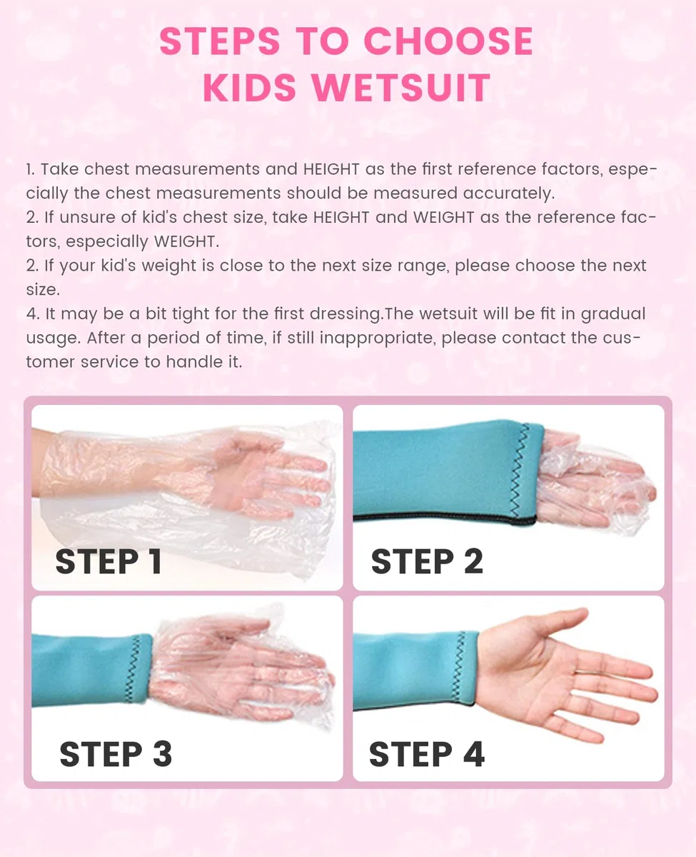 Gogokids Mute Umide per Ragazze - 2.5mm Neoprene Mute da Immersione Termica Costumi da Bagno Intero Protezione Solare UV 50+