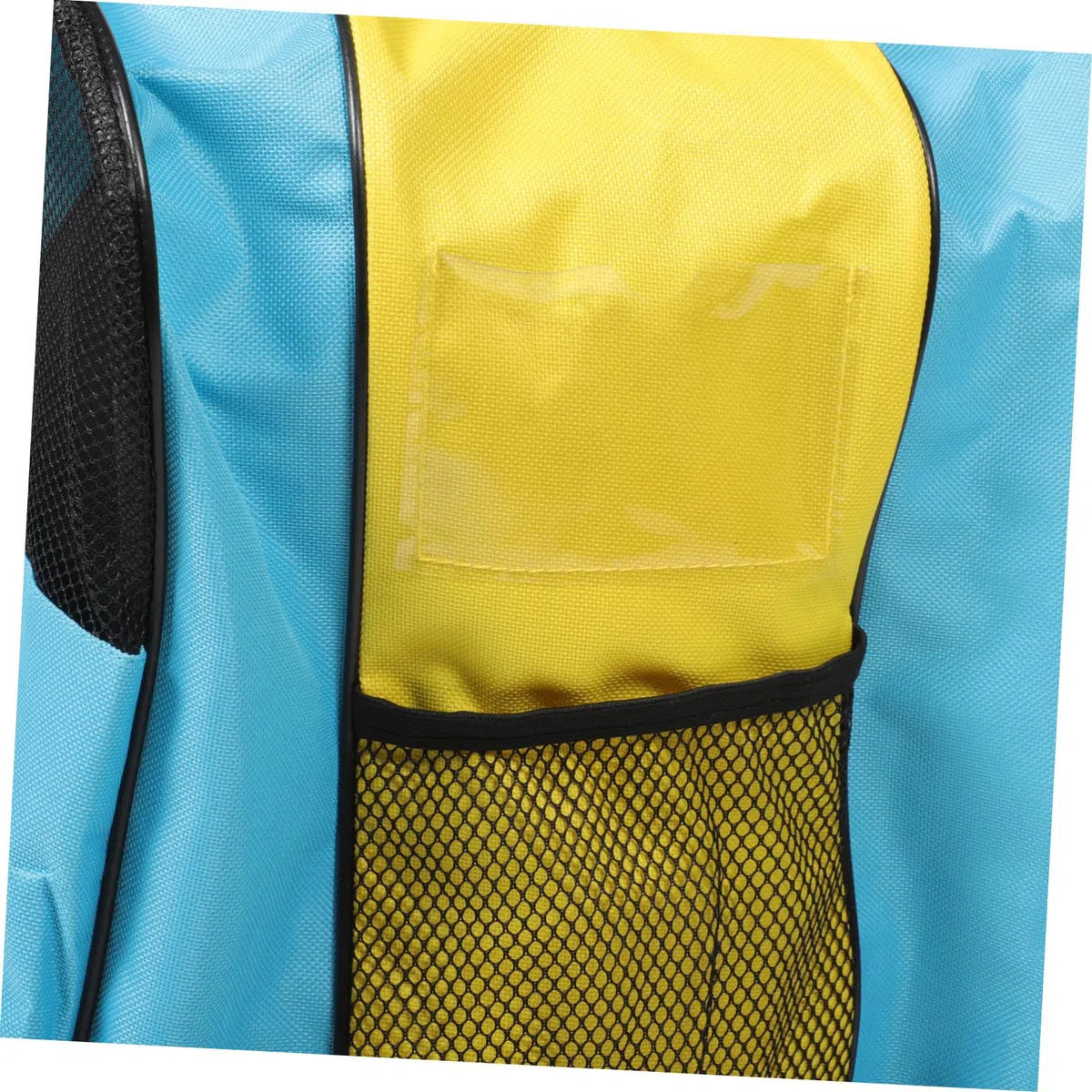 SUPVOX Borsa per Pattini da Ghiaccio in Nailon, Blu Giallo Blu | Zip, Formato Monospalla, per Trasporto e Protezione, Pratica da Portare