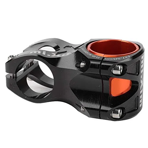 Dilwe Stelo Manubrio della Bicicletta, Morsetto Stelo Bici Anti-ruggine con Anello Adattatore per Manubrio Bicicletta Diametro 35mm / 31,8mm