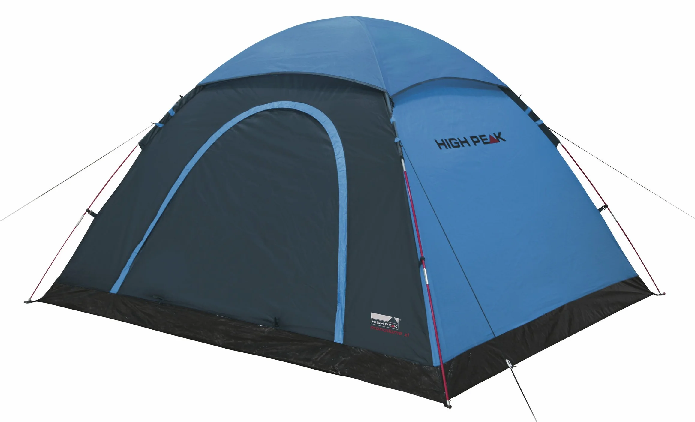 High Peak Tenda a cupola Monodome XL, tenda da campeggio per 4 persone, tenda a igluglio, tenda da festival con fondo vasca
