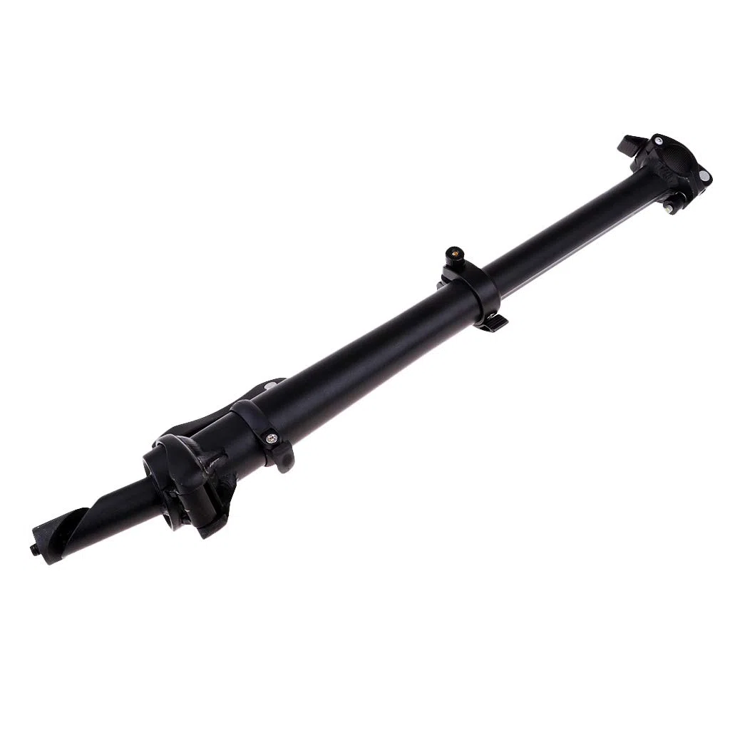 P Prettyia Manubrio Canotto Bicicletta Pieghevole A Sgancio Rapido Regolare Accessori Sportivo - Nero