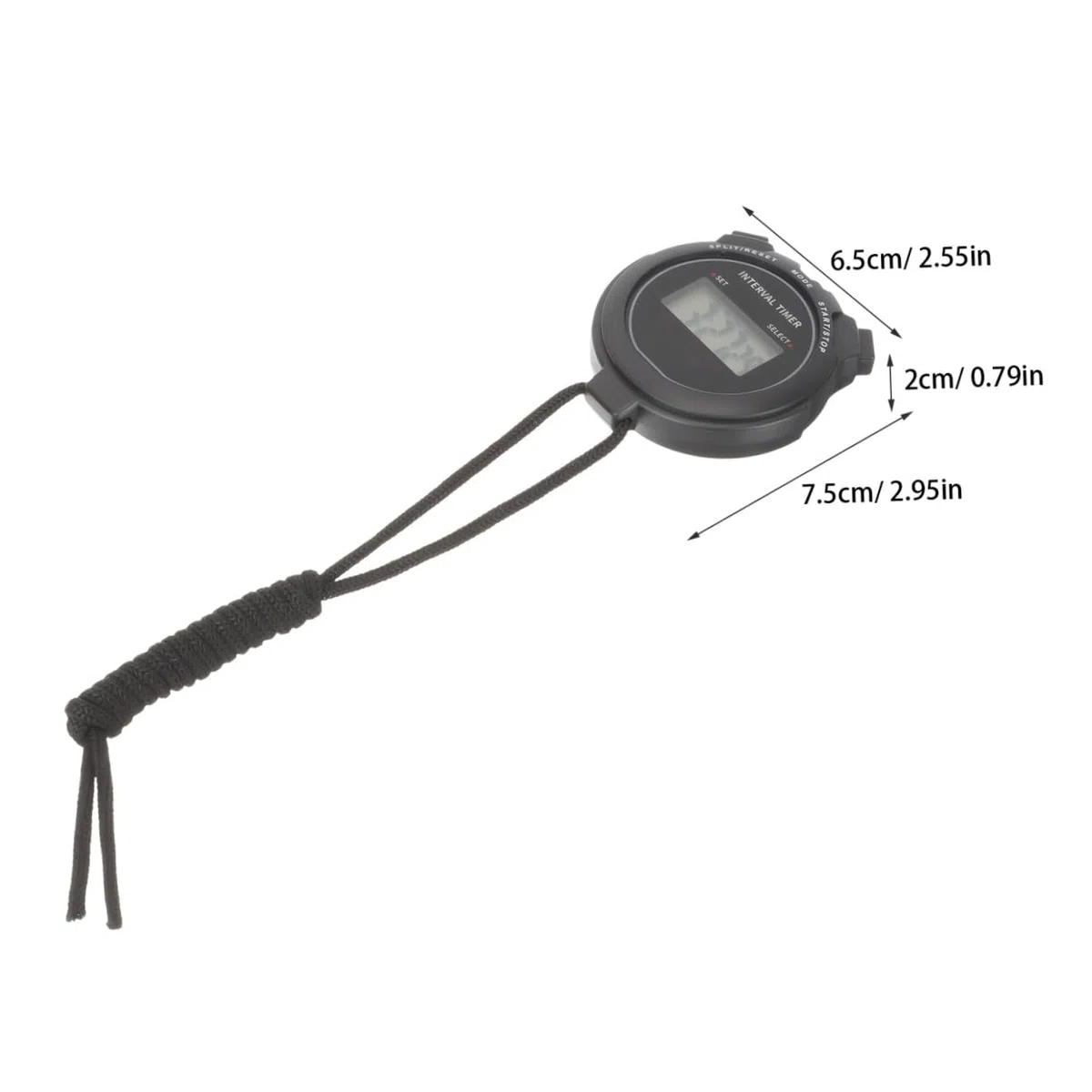 ifundom 5 Pezzi Cronometro per Sport Corsa e Allenamento Timer Elettronico Design Controllo per Utilizzo Facile e Duraturo
