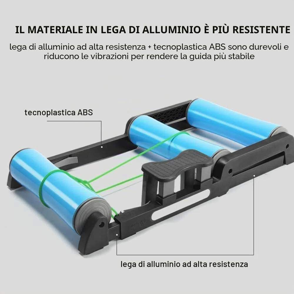 Rulli pieghevoli per allenamento di resistenza per MTB e bici da strada, stazione di esercizio per ciclismo indoor