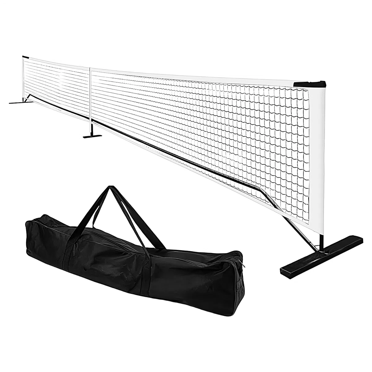 Rete da tennis per esterni, rete da tennis per vialetto, rete da calcio compatta, rete da allenamento rimovibile, rete da tennis da 9,5 kg, con borsa per il trasporto, 6 m, per tennis/badminton