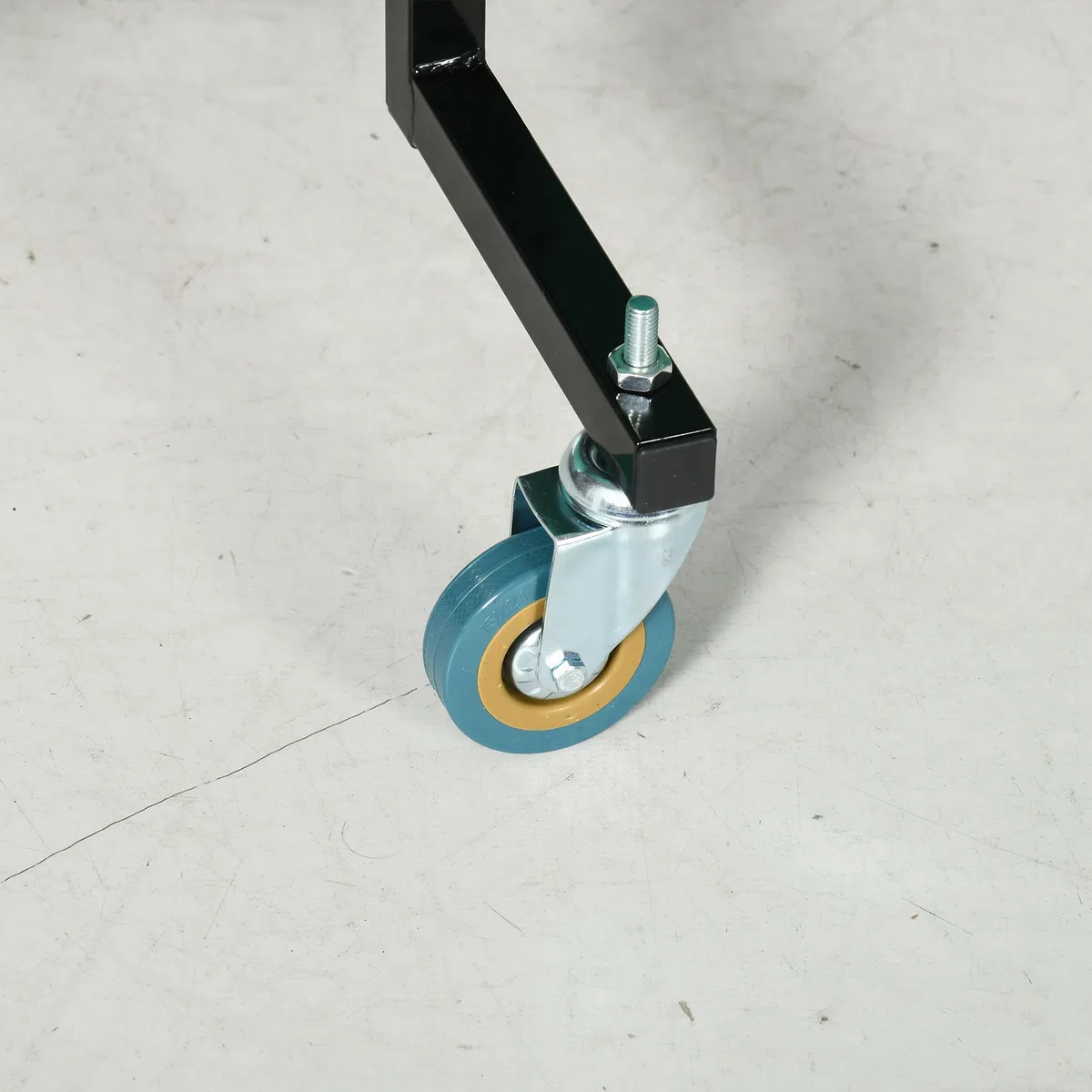 Tavolo da ping pong pieghevole con ruote, set da ping pong con rete, 2 racchette e 3 palline, dimensioni standard 274 x 152 x 76 cm, pannello MDF, struttura in acciaio