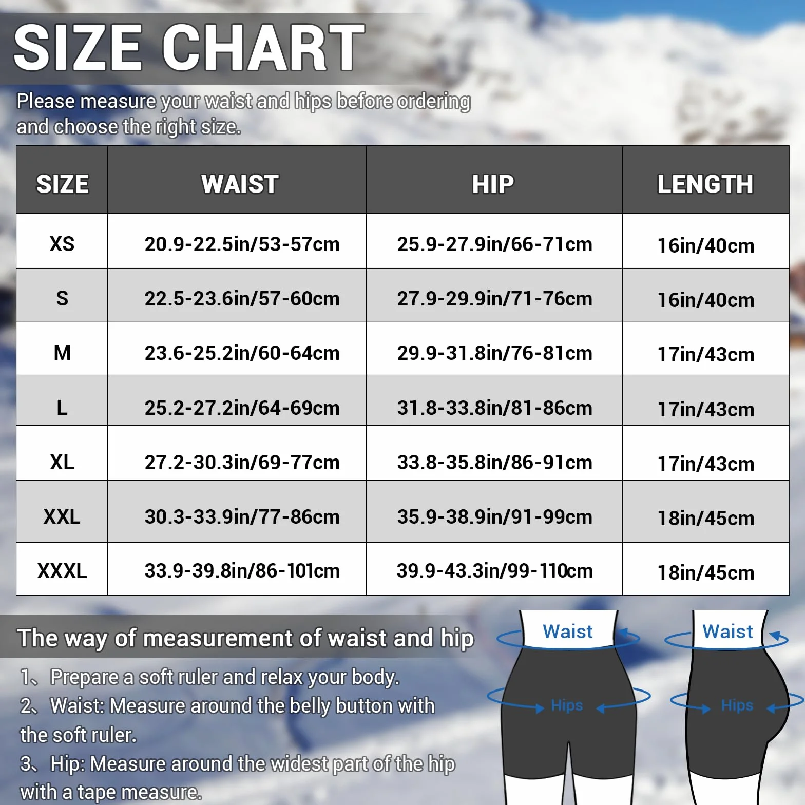 Cienfy Protezione per i fianchi 3D EVA Butt Pads Pantaloncini protettivi imbottiti, protezione antiurto per sci, pattinaggio, snowboard e skateboard