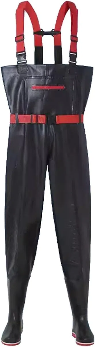 EPANO LXXW Waders Pesca Scarponi da Pesca Unisex Leggeri, Abbigliamento Impermeabile in Nylon for Il Surf, Pantaloni in Piuma for Escursioni in fattorie e torrenti(Black,7)