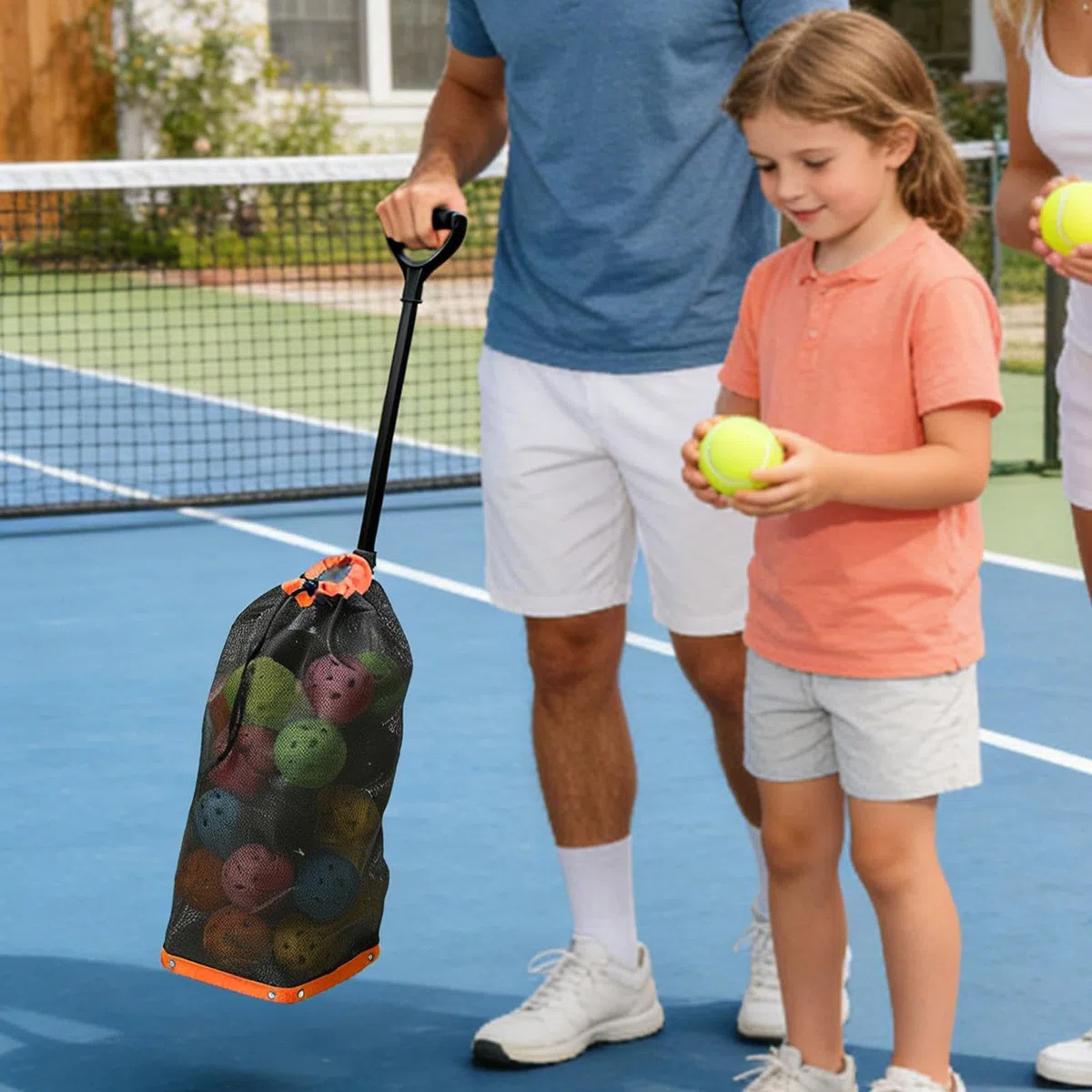 Generico Raccogli Palle da Comodo e con Grande capacità | Cestino per la Cattura delle Palle da Baseball per Uomini Donne Ragazzi Giovani Ciclisti Golfisti