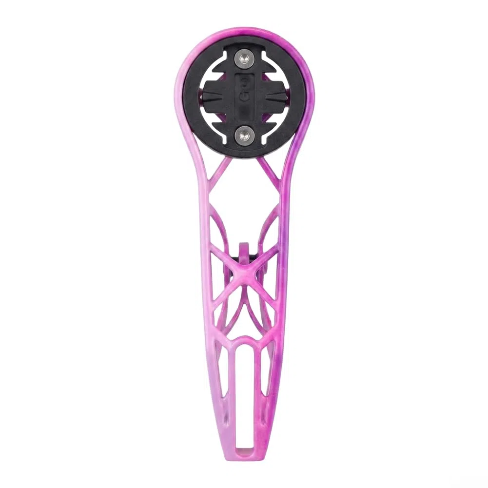 Supporto aerodinamico per manubrio bici Garmin per wahoo Computer Aerodinamico (Titanio) | Design cavo aerodinamico, riduce al minimo la resistenza al vento, riduce il rumore, guida fluida, bici da strada ottimizzata