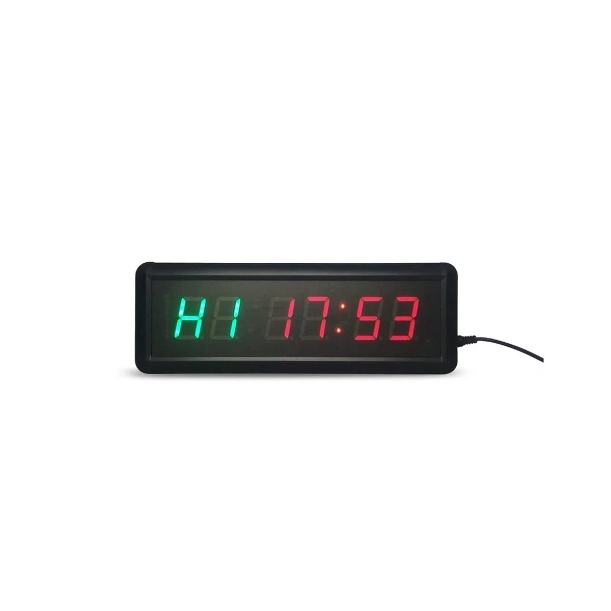 Intervallo Conto alla rovescia/più Sveglia, da 1,5 Pollici a 6 cifre GUIDATO Gym Timer Cronometro con Telecomando, Adatto for la casa di Esercitazione di Ginnastica Timer Boxing Gym