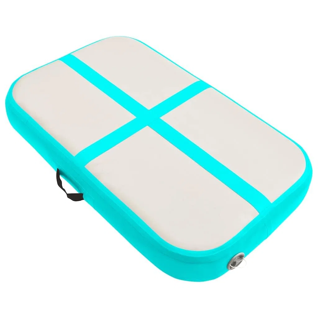 Generico Tappetino Ginnastica Gonfiabile con Pompa 60x100x20cm PVC Verde,Articoli Sportivi,Esercizio e Fitness,Yoga e Pilates,Tappetini per Yoga e pilates-92657