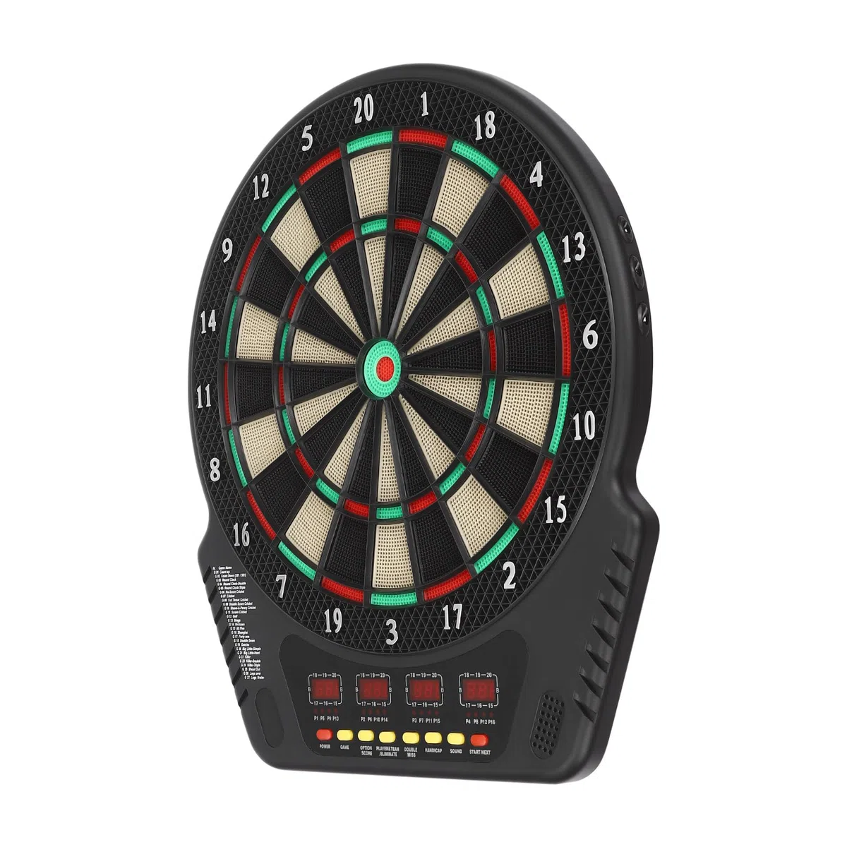 Bersaglio elettronico per freccette, montato a parete, con 6 freccette, set di freccette per bambini e adulti, per appartamenti, bar, ristoranti, centri di gioco o altri parchi giochi