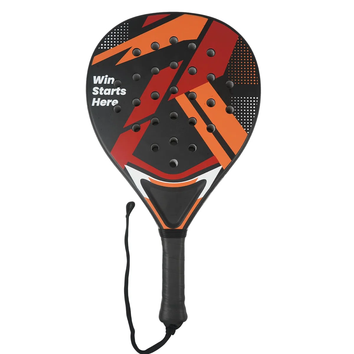 Raquette de Padel per Principianti Racchetta Padel Leggera 330 g Superficie ABS Impugnatura Antiscivolo Laccio di Sicurezza Regolabile Ideale per Allenamento e Partite