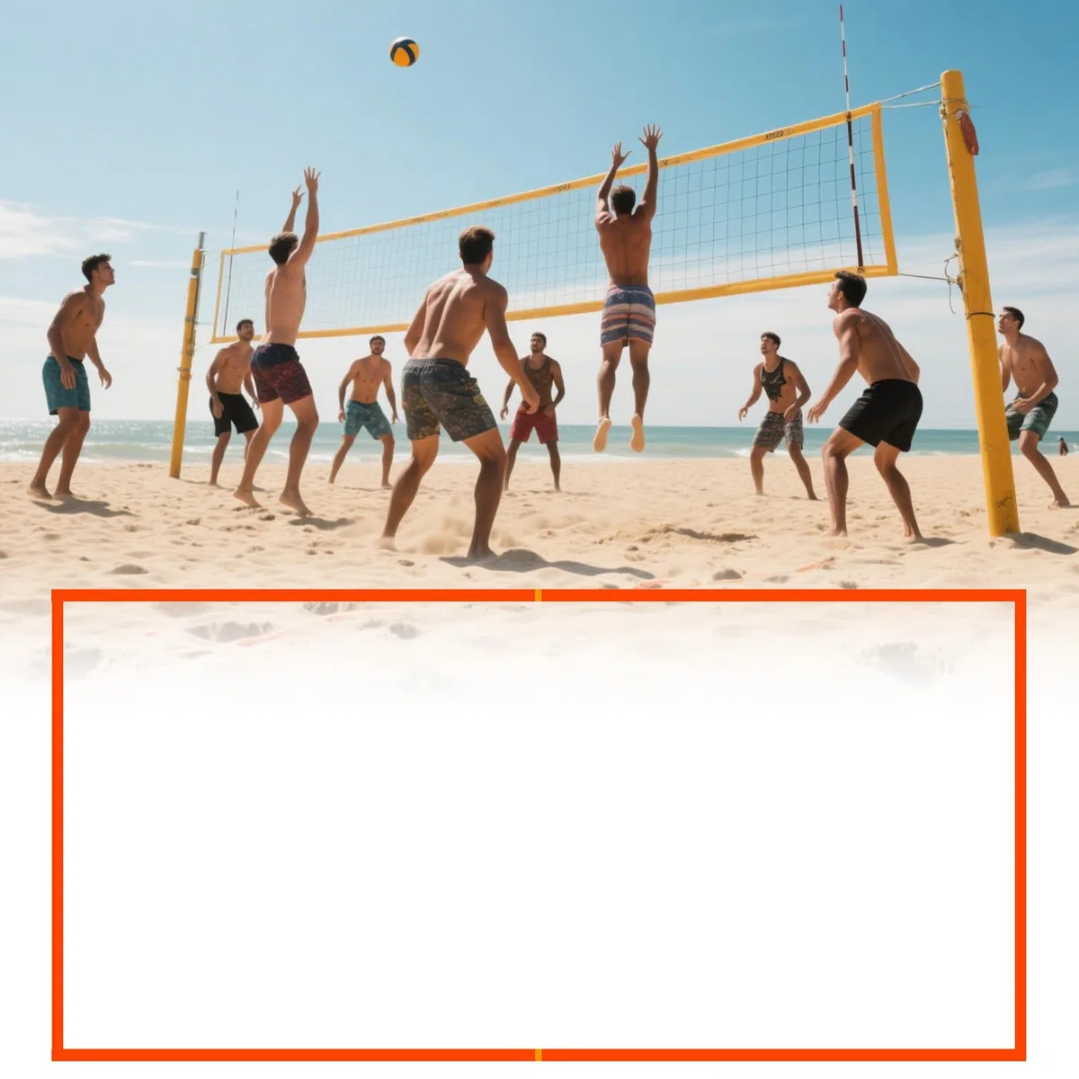Linee per Pallavolo su Sabbia Kit Corde Perimetrali E Campo Sportivo | Linee Di Confine Portatili Per Campo Da Pallavolo Per Prato Spiaggia Campeggio E Picnic All'Aperto